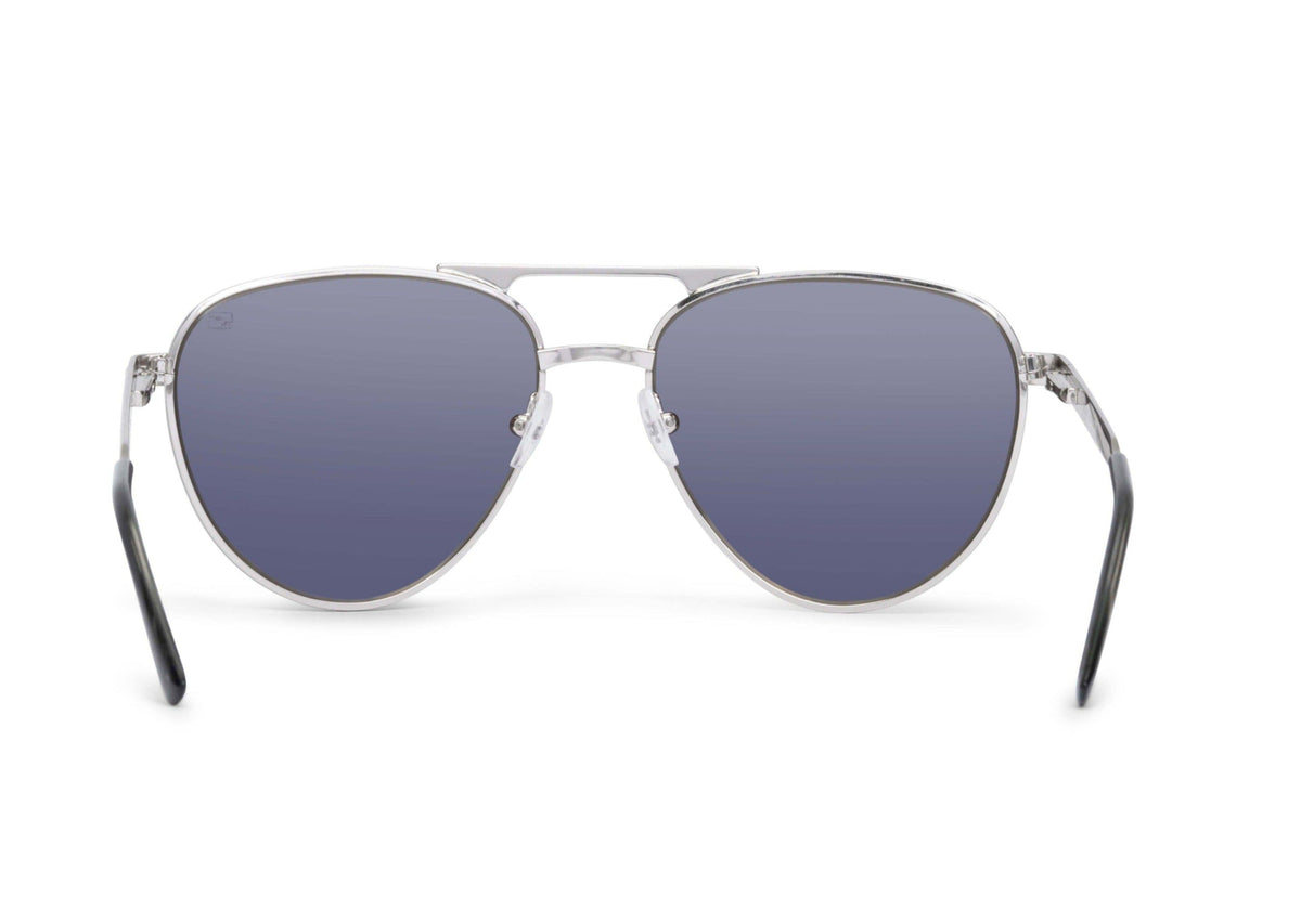 Dara Aviator Chrome Argent