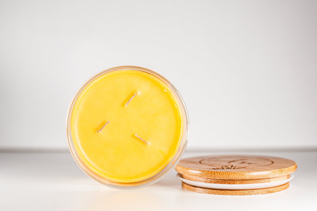Bougie en cire d'abeille tarte à la citrouille | 227 g