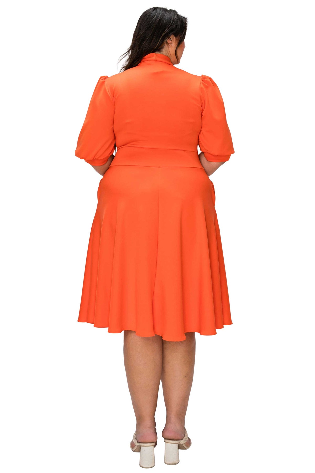 Carina Donna Flare Dress w/ Pockets