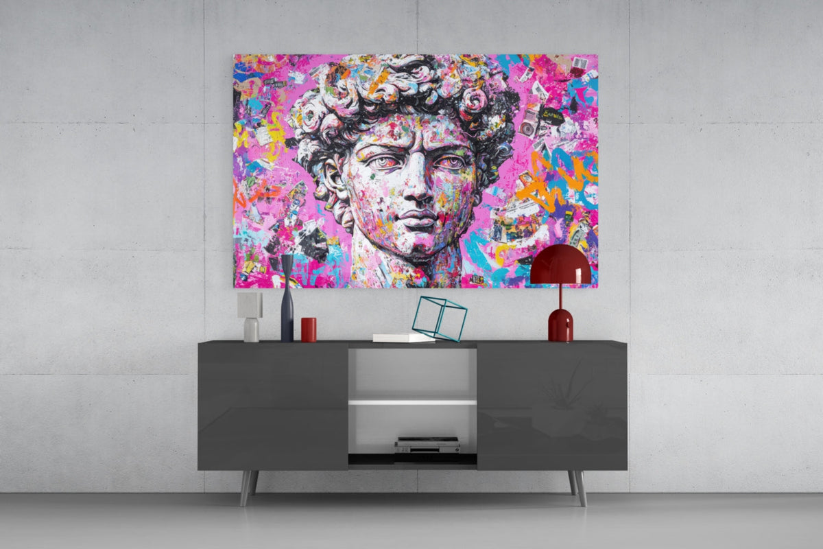 Graffiti David Art mural en verre || Collection Designer