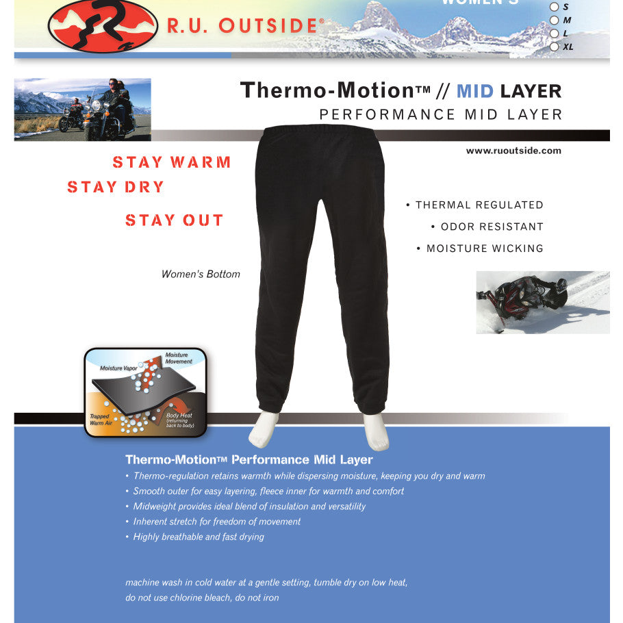 Pantalon en polaire mi-épais Thermo-Motion™ pour femme