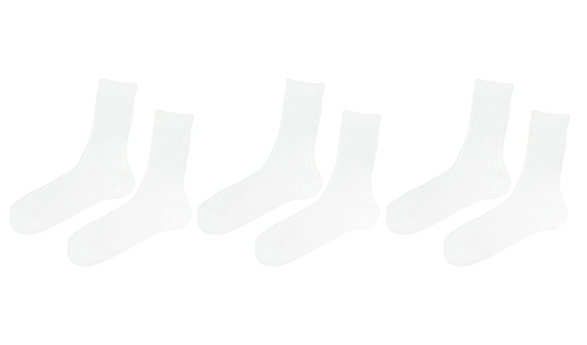 tittimitti® Men’s 100% Organic Cotton Boot Socks 3-Pack – Made in Italy