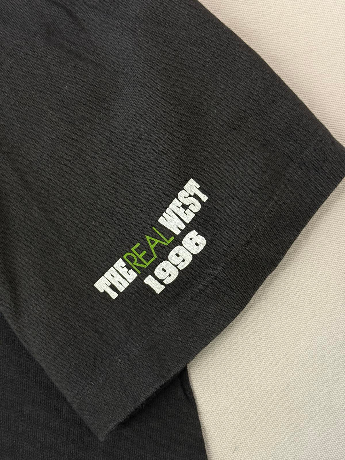 T-shirt du documentaire The Real West émission TV 1996 art XL