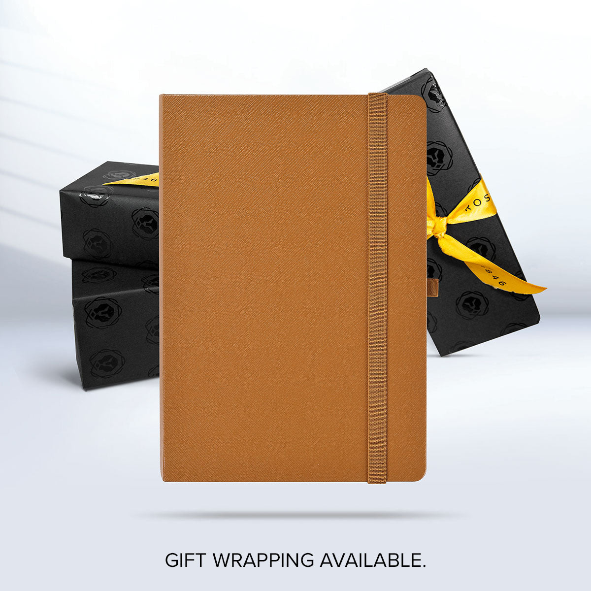 Hardcover Lined A5 Mocha Notebook