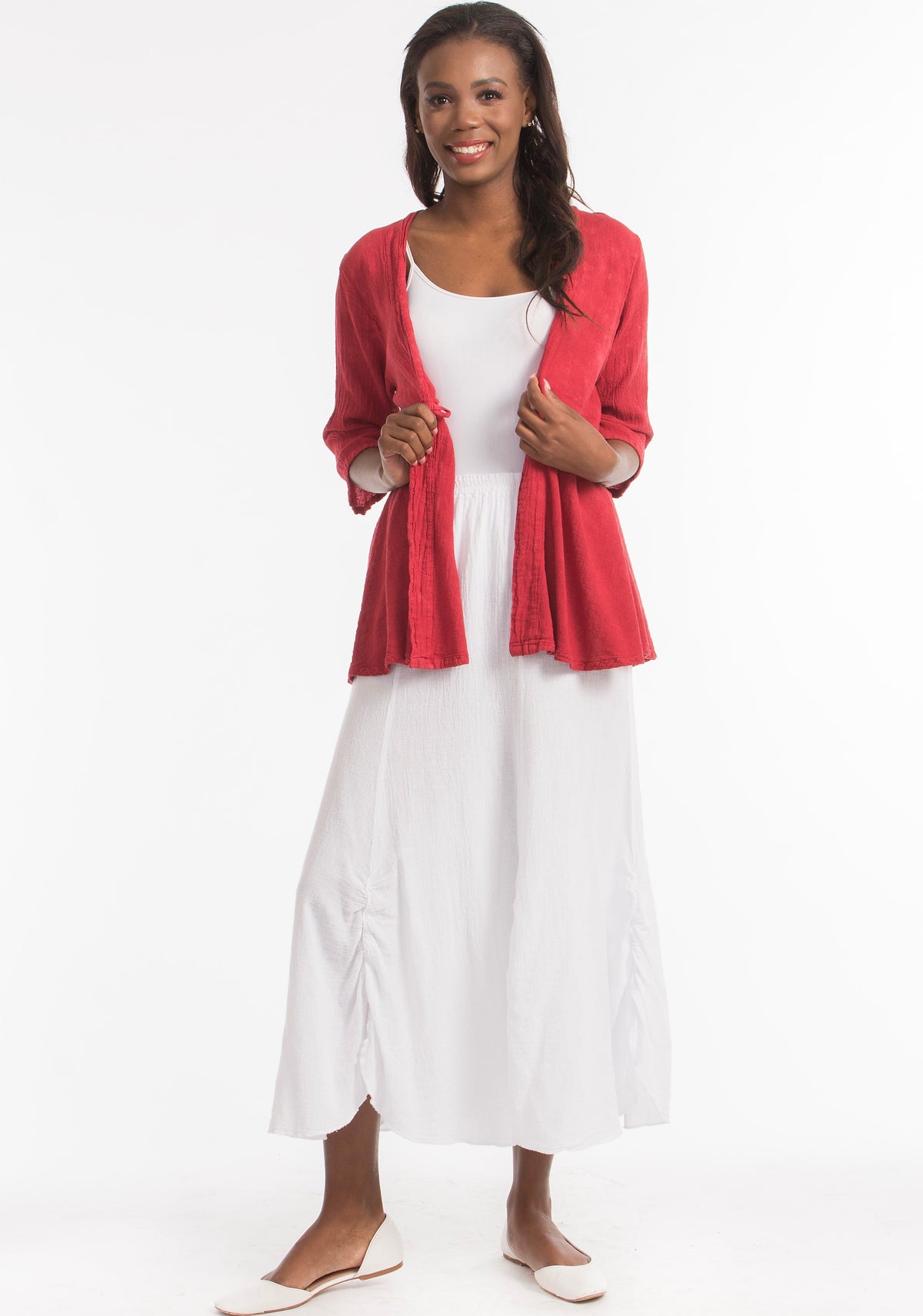 Chinatown Cotton Gauze Single-Button Jacket