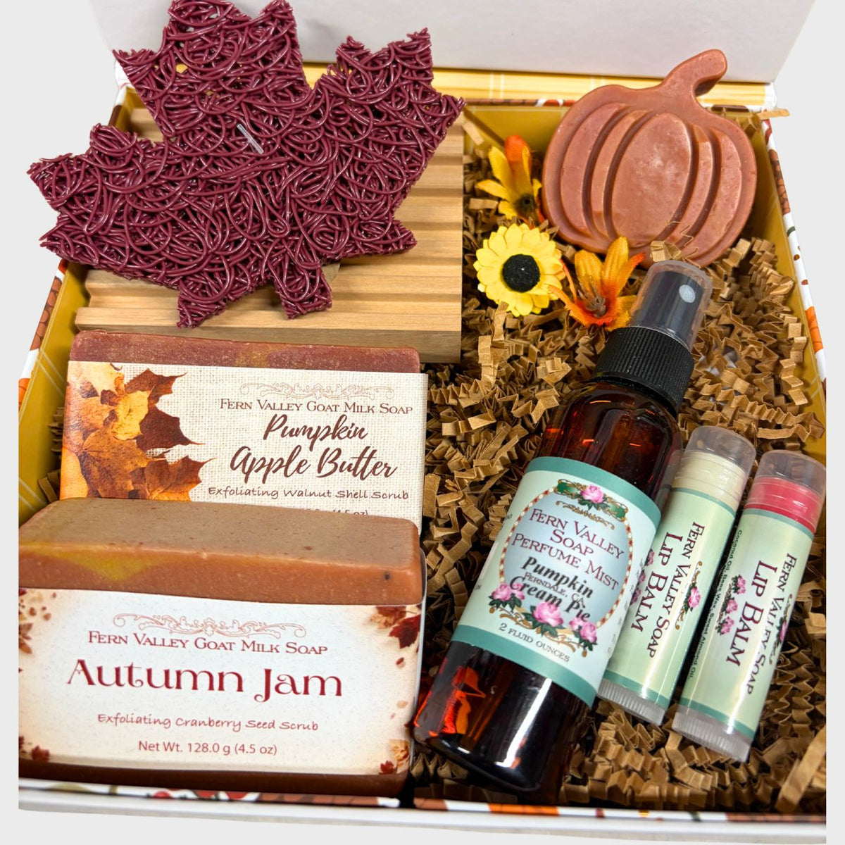 Handmade Goat Milk Soap & Perfume Set | Beyond Thankful Fall Gift Box