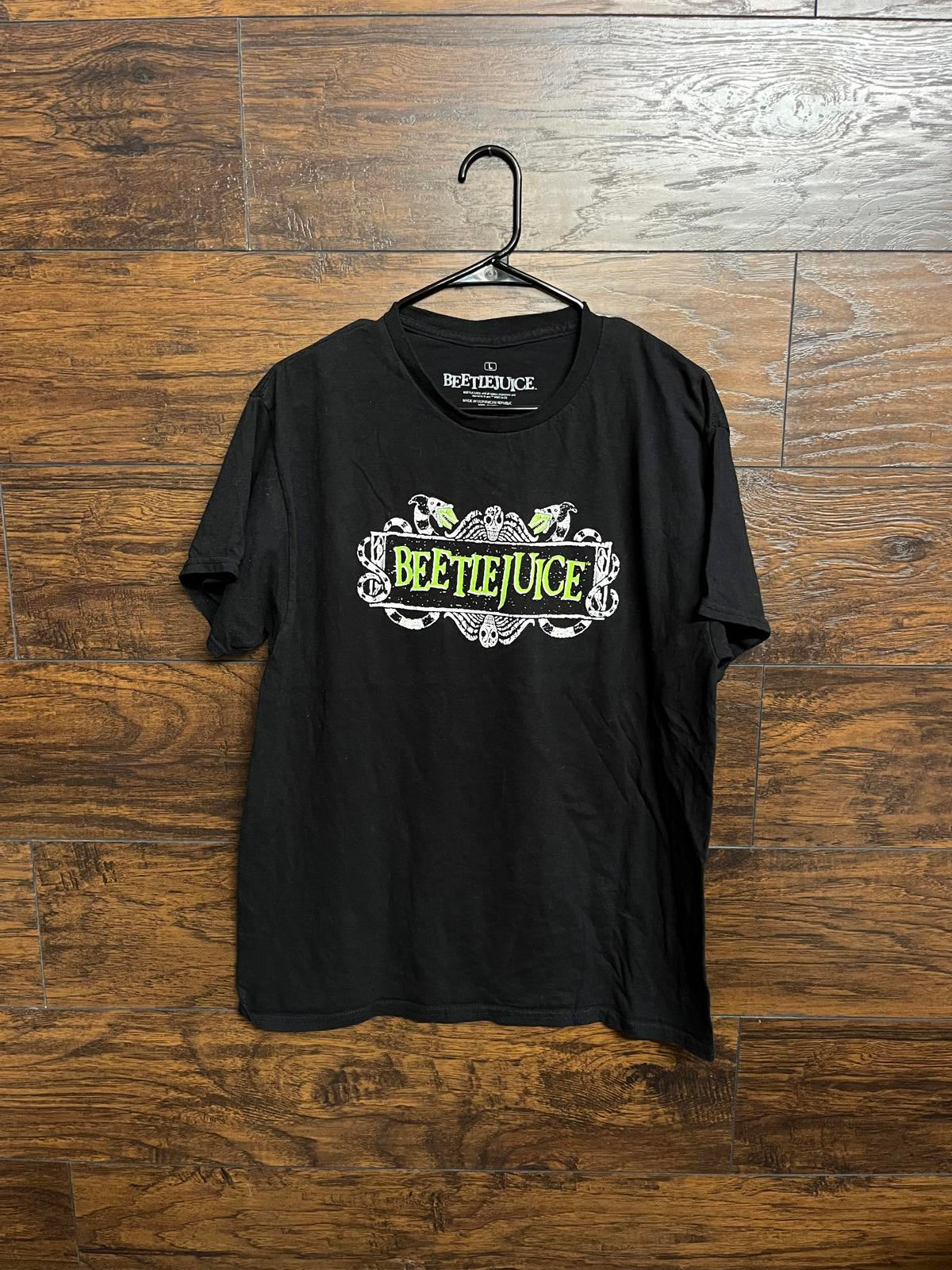 T-shirt de film Beetlejuice - Ghost With the Most Keaton - L