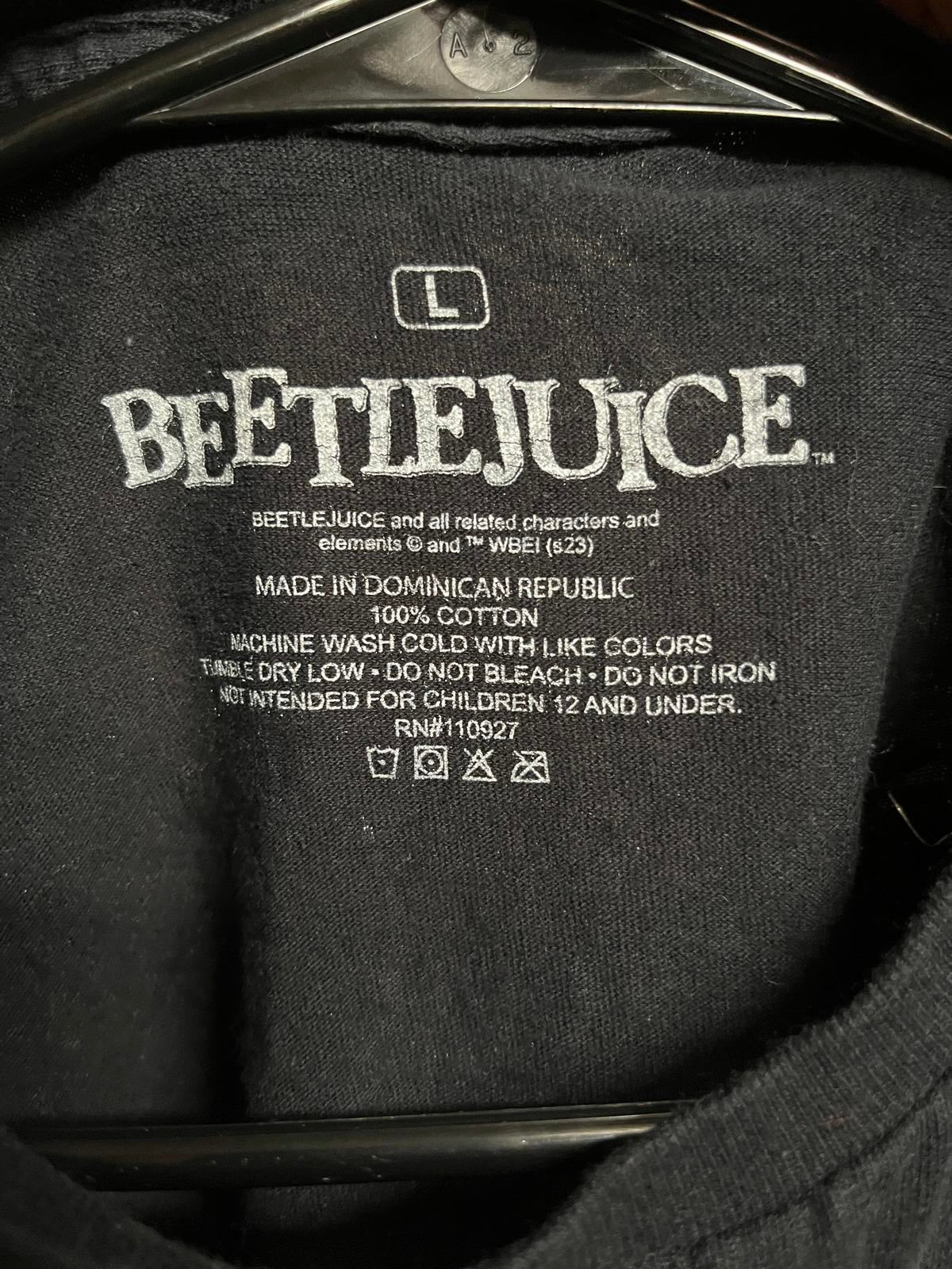 T-shirt de film Beetlejuice - Ghost With the Most Keaton - L
