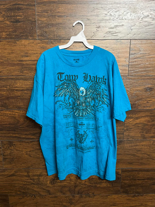 T-shirt Tony Hawk Skate Y2K - T-shirt Faucon criard - XL