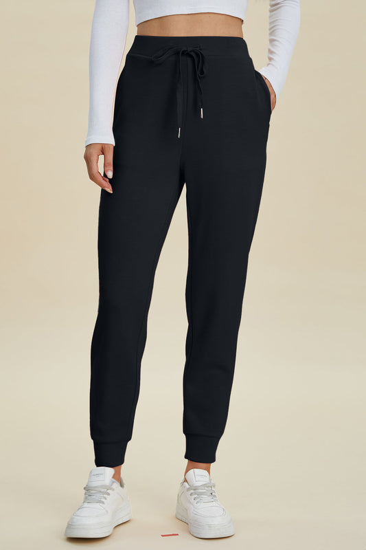 Joggeur taille haute à cordon de serrage Air Scuba pleine longueur Basic Bae