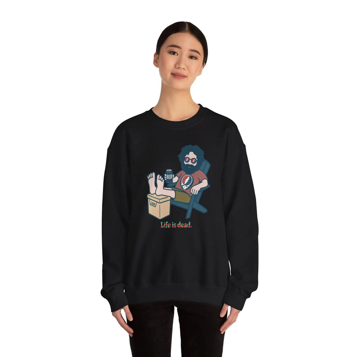 Stay Cool, Jerry Life is Dead Crewneck