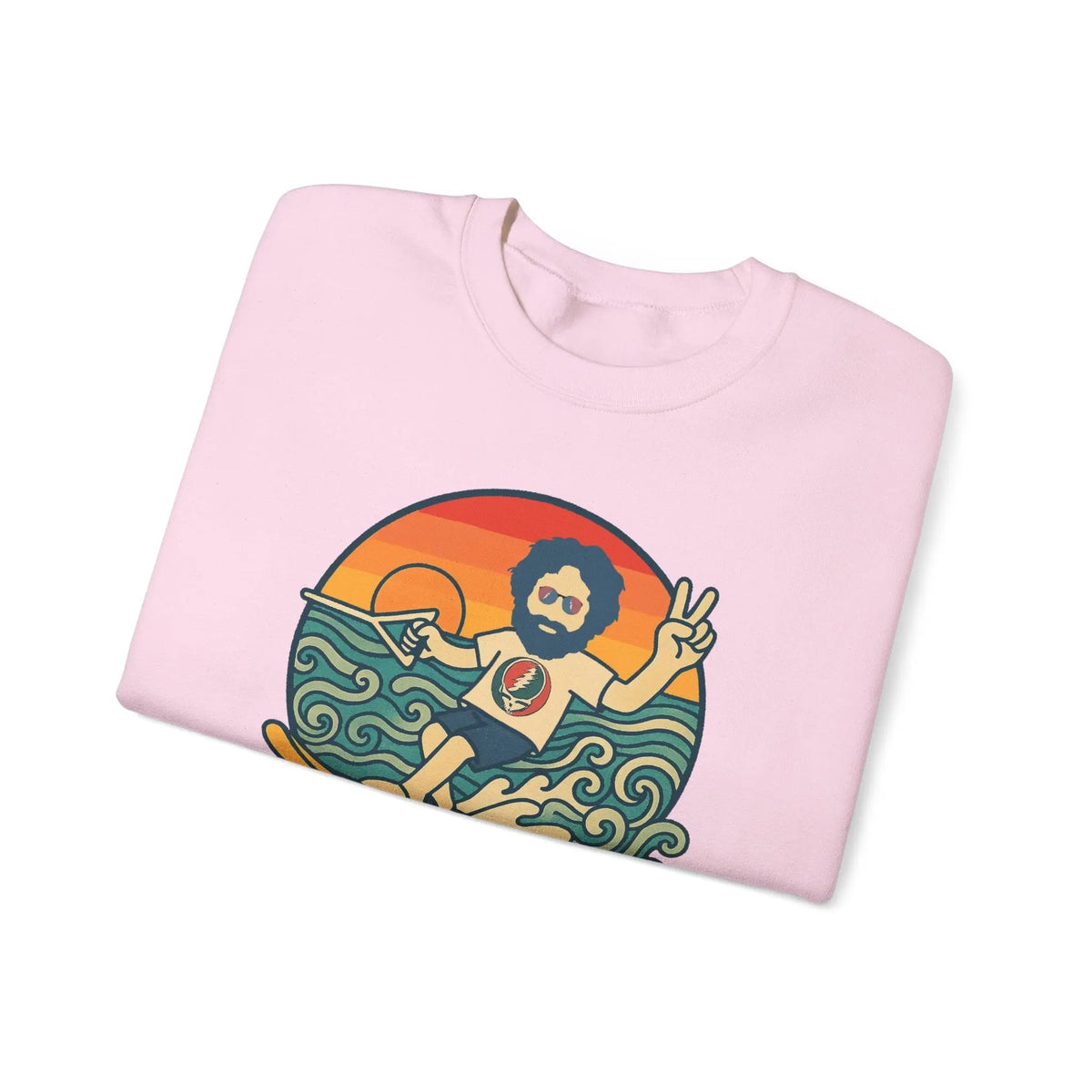 Waterskiin' Jerry Life is Dead Crewneck