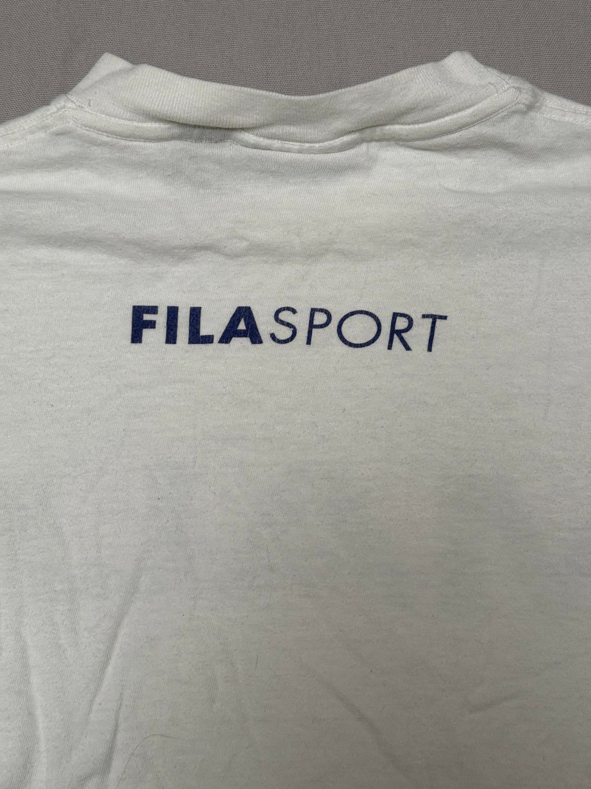 T-shirt de surf vintage Maui Fila Sport fabriqué aux États-Unis - S