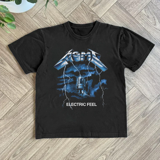 T-shirt noir parodie Metallica MGMT