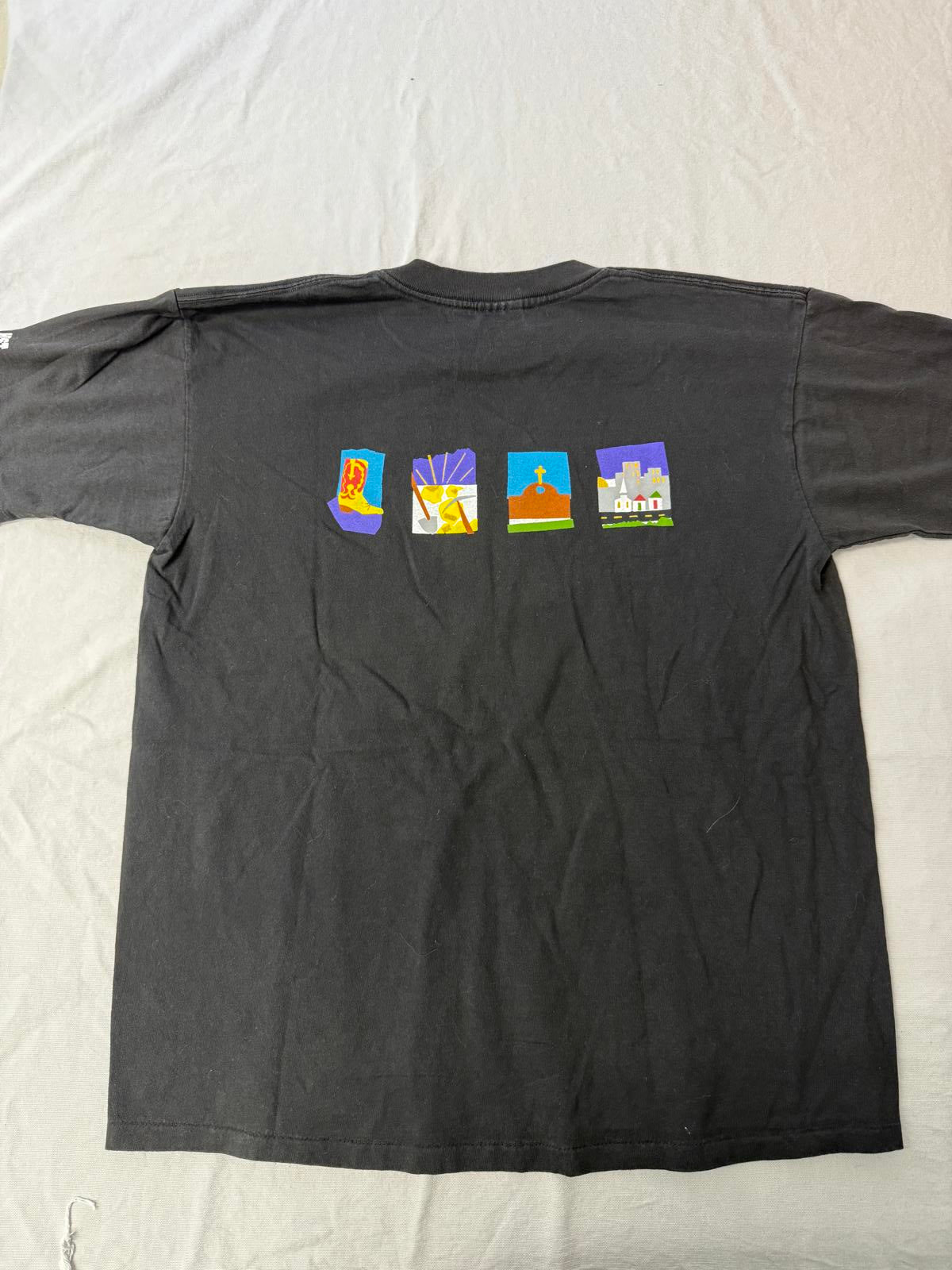 T-shirt du documentaire The Real West émission TV 1996 art XL