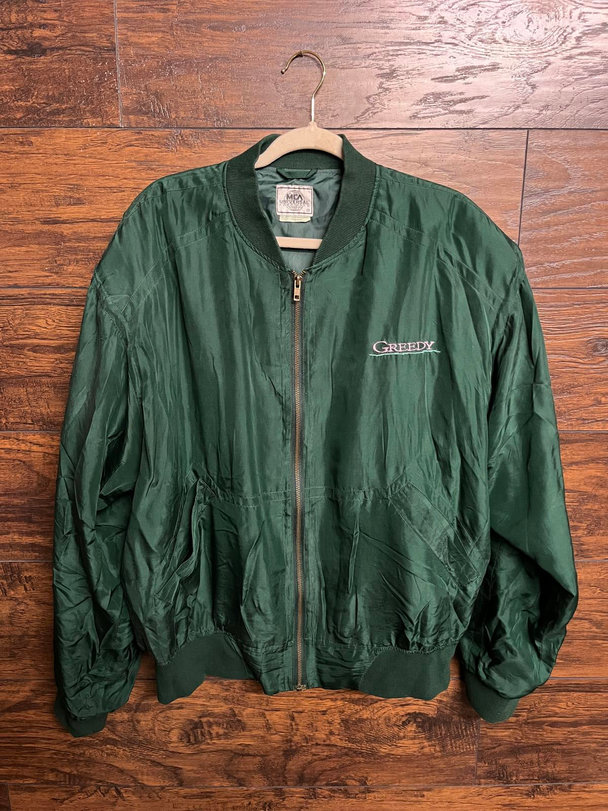 Blouson aviateur promotionnel du film Greedy - Film de 1994, MCA Universal