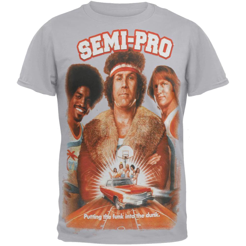 T-shirt promotionnel du film Semi-Pro - Will Ferrell, Woody, Andre 3000 M