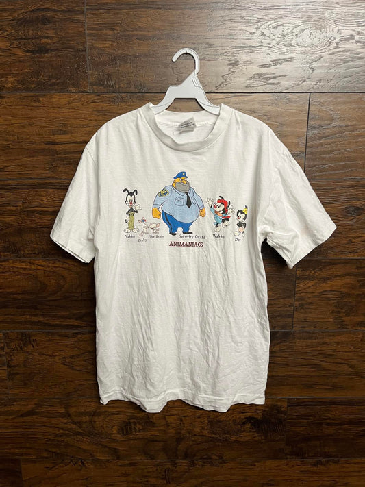 T-shirt vintage Animaniacs 1993, t-shirt promotionnel avec les personnages de la série TV - L