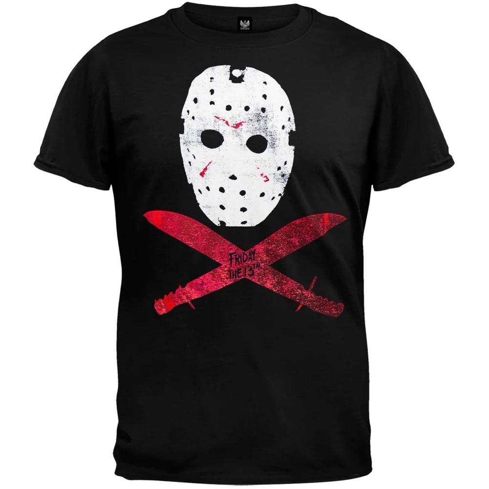 T-shirt vintage du film Vendredi 13 avec masque de gardien de Jason - L