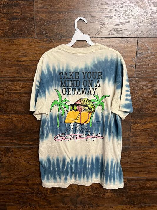 T-shirt de surf Y2K Gotcha « Take Your Mind on a Getaway » - M