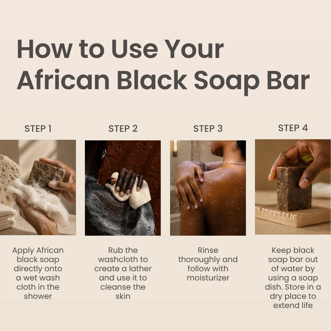 Savon Noir Africain en Barre