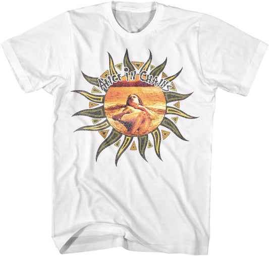 T-shirt pour homme Alice in Chains Sun Framed Dirt Album sous licence officielle