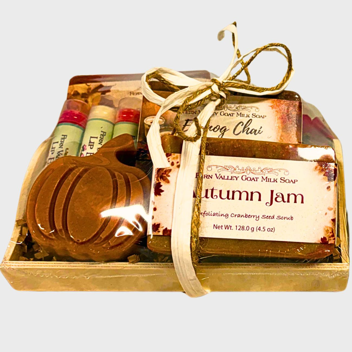 Handmade Goat Milk Soap Autumn Moments Gift Crate | Seasonal Fall Gift Set