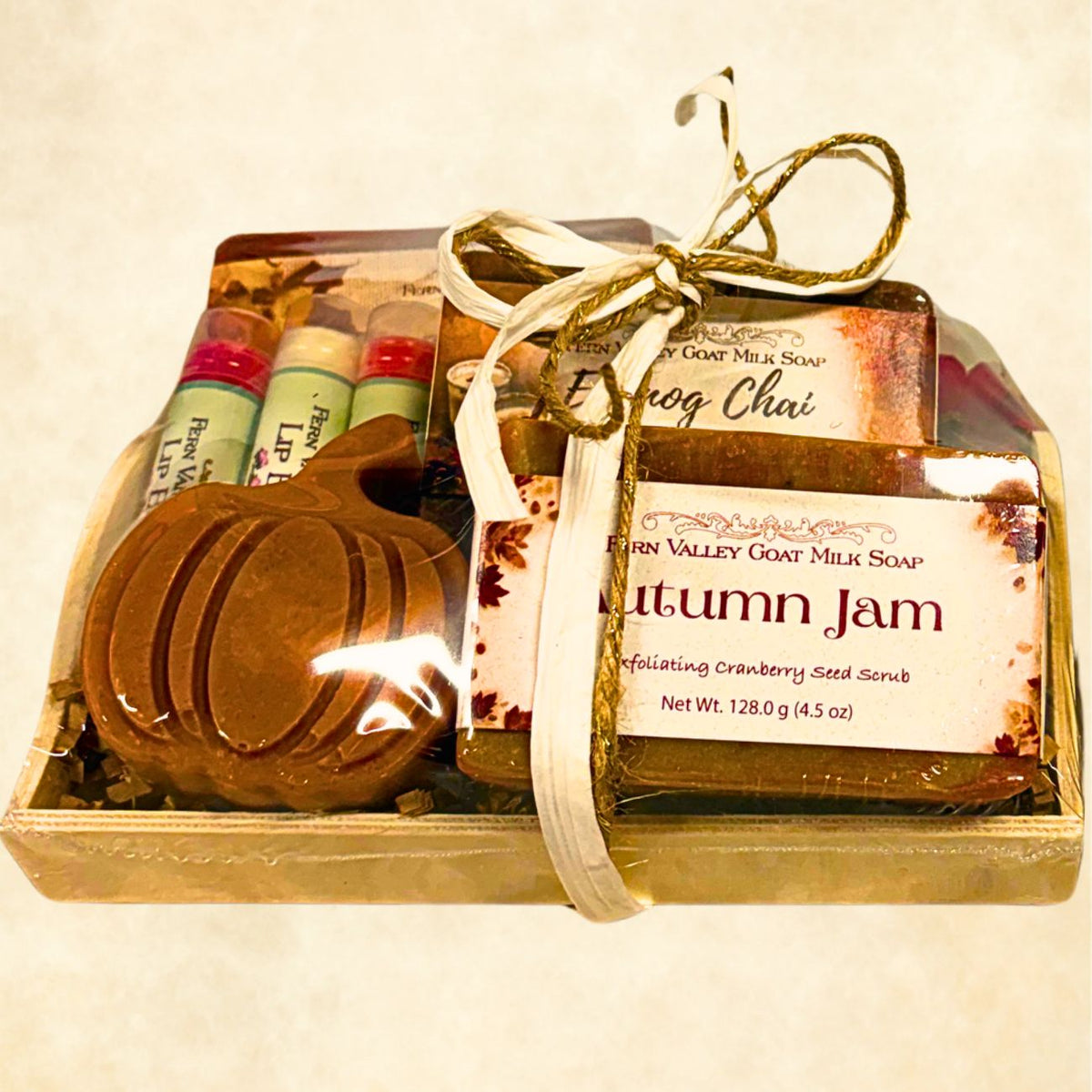 Handmade Goat Milk Soap Autumn Moments Gift Crate | Seasonal Fall Gift Set