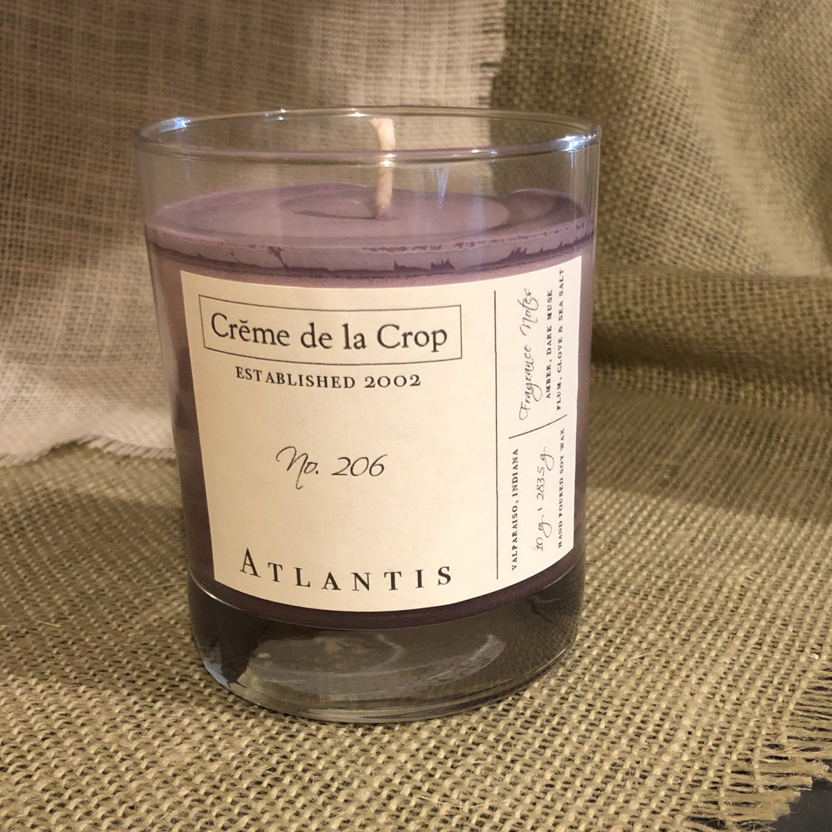 Atlantis Sea Salt & Dark Musk Soy Candle, 13.5 oz