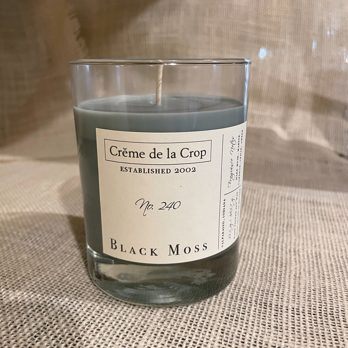 Black Moss Soy Candle, 13.5 oz