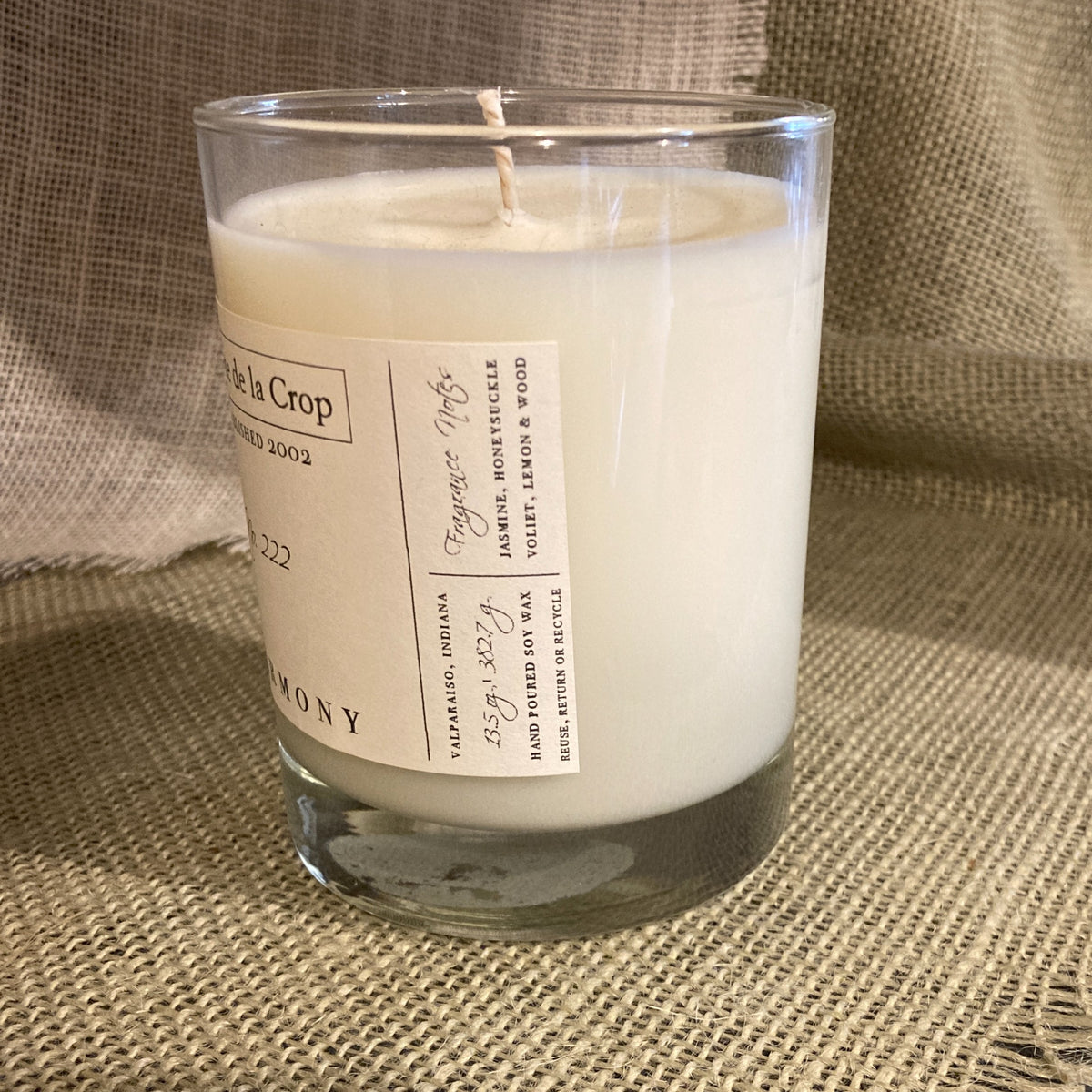 Harmony Honeysuckle Soy Candle, 13.5 oz