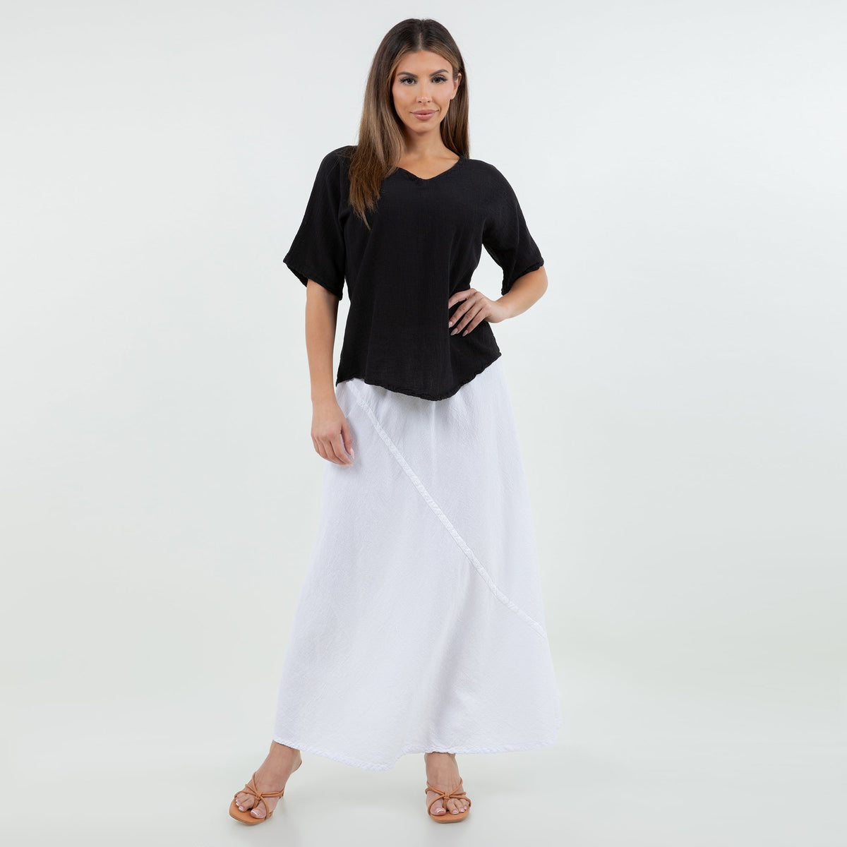 Ally Cotton Gauze Resort Skirt