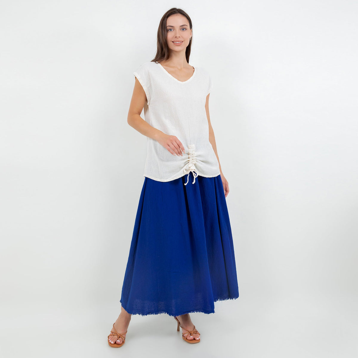 Camie Women's Cotton Gauze Relaxed Top
