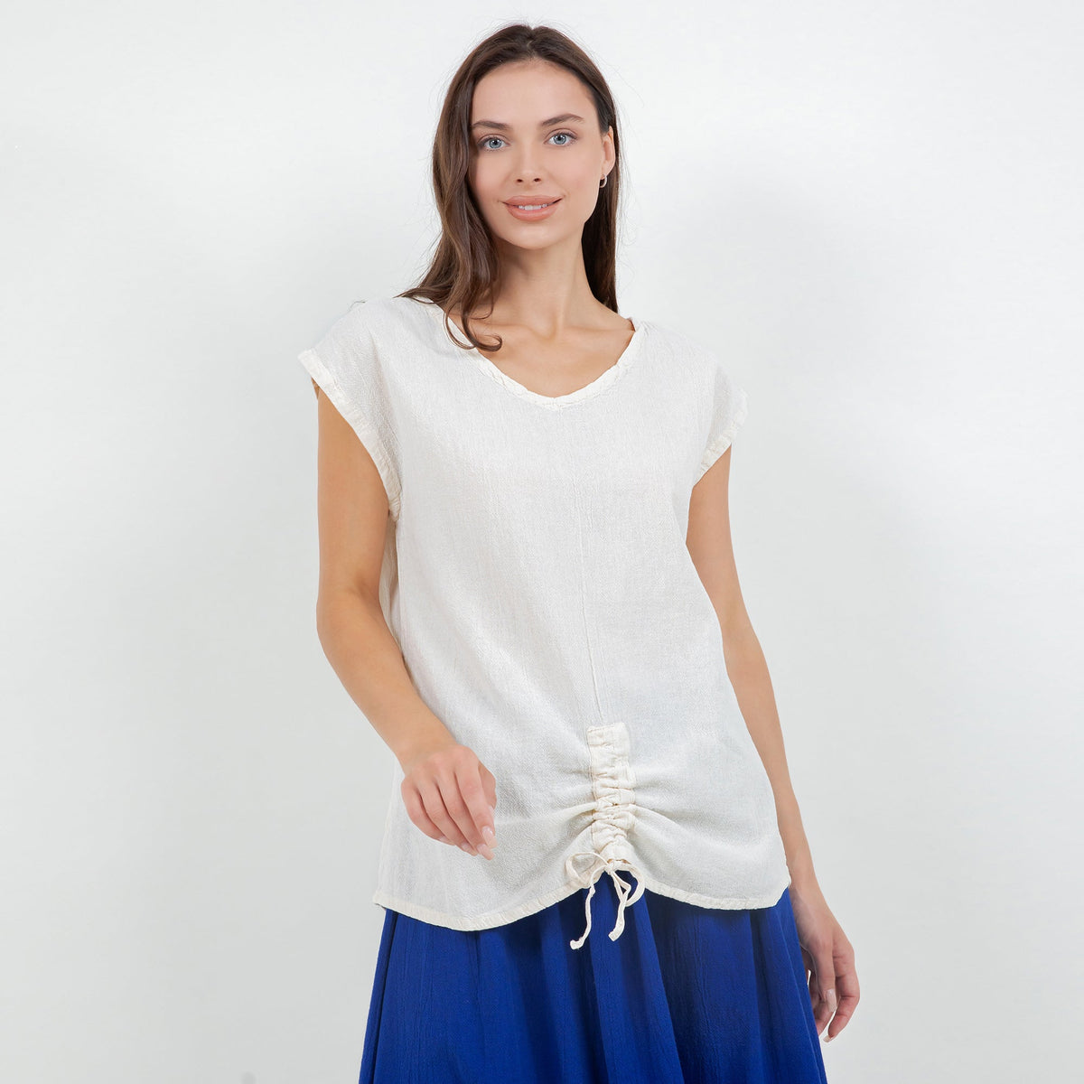 Camie Women's Cotton Gauze Relaxed Top