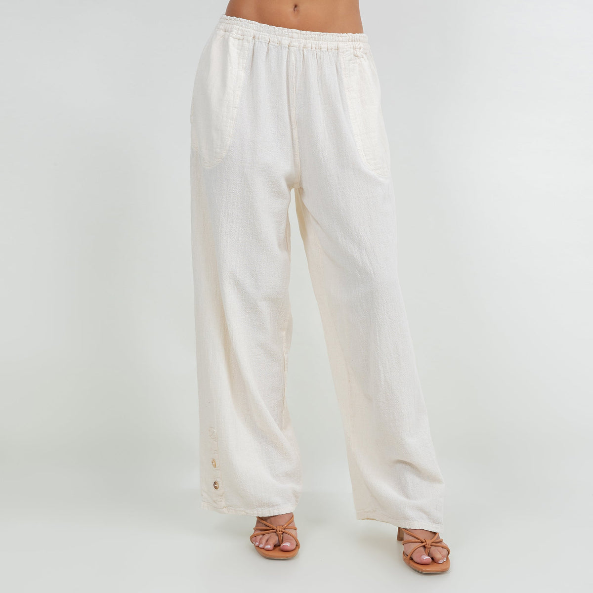 Alexis Cotton Gauze Drawstring Pants