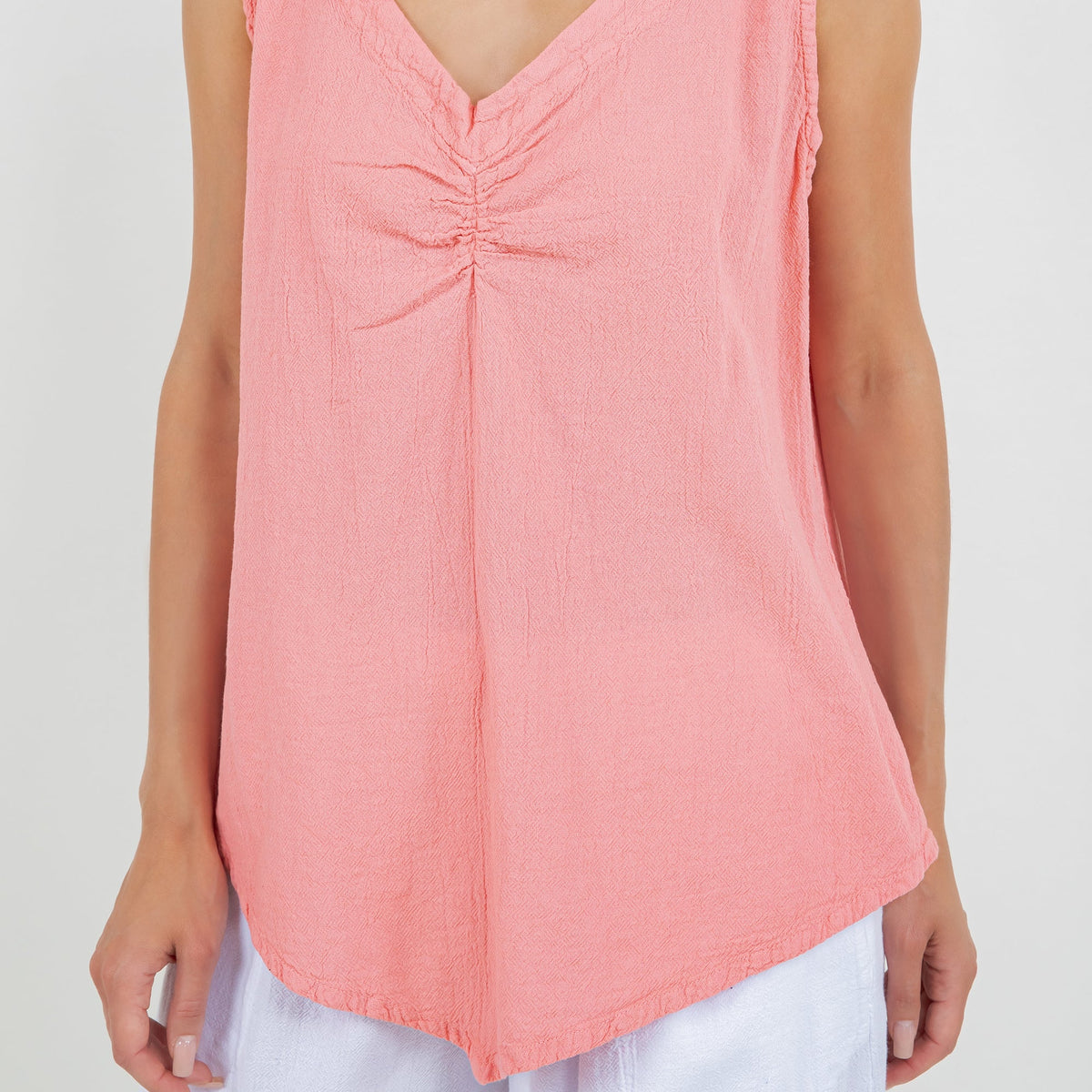 Dominica Women's Cotton Gauze Tank Top