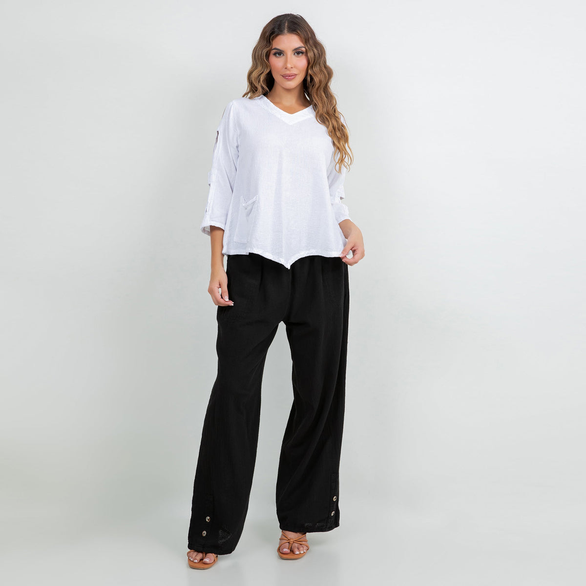 Alexis Cotton Gauze Drawstring Pants
