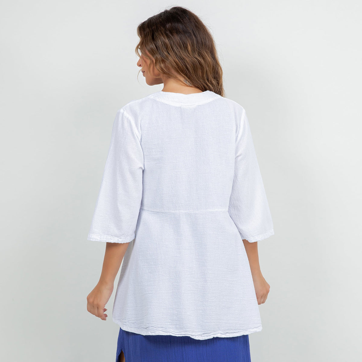 Chinatown Cotton Gauze Single-Button Jacket
