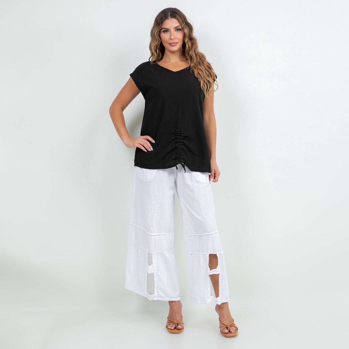 Camie Women's Cotton Gauze Relaxed Top
