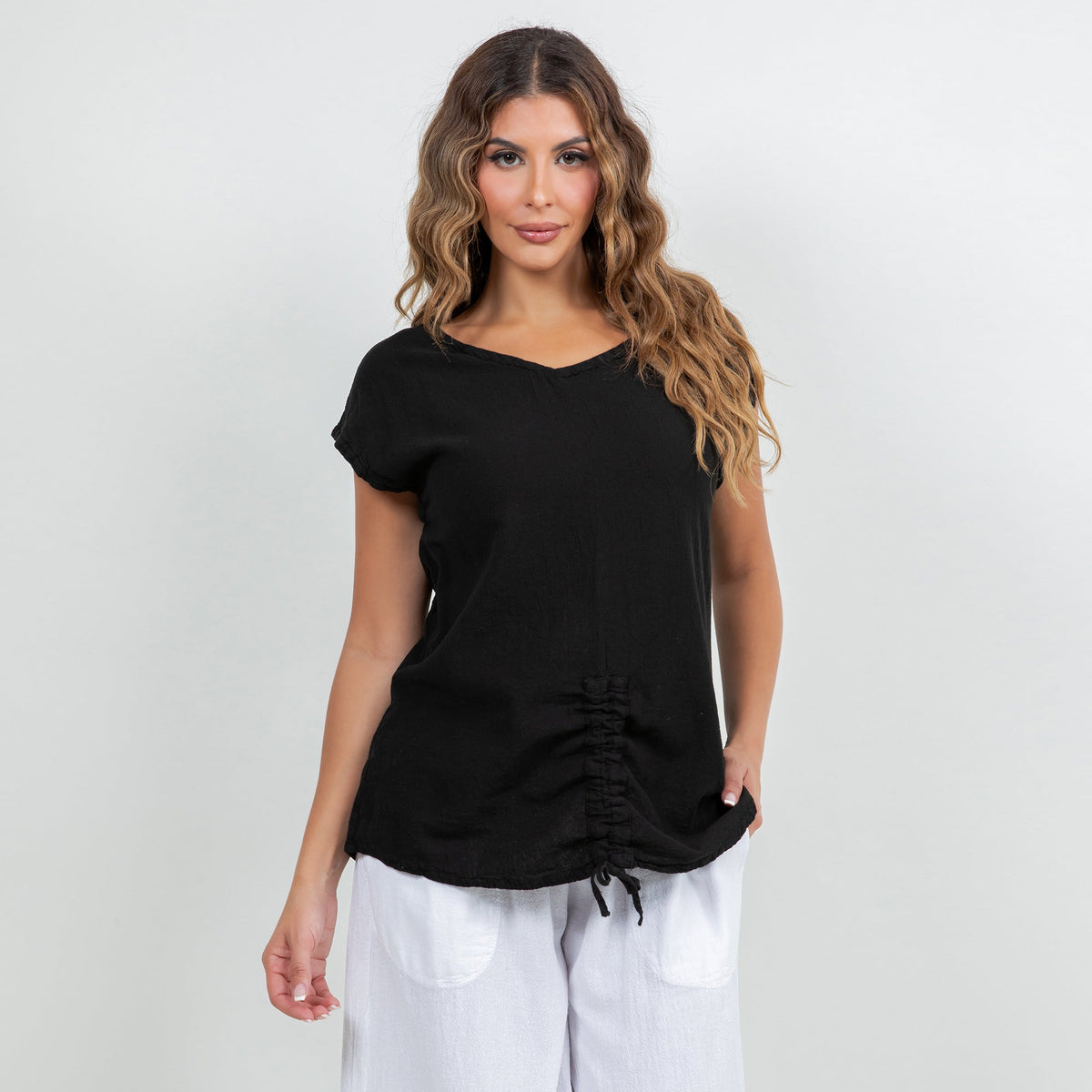 Camie Women's Cotton Gauze Relaxed Top