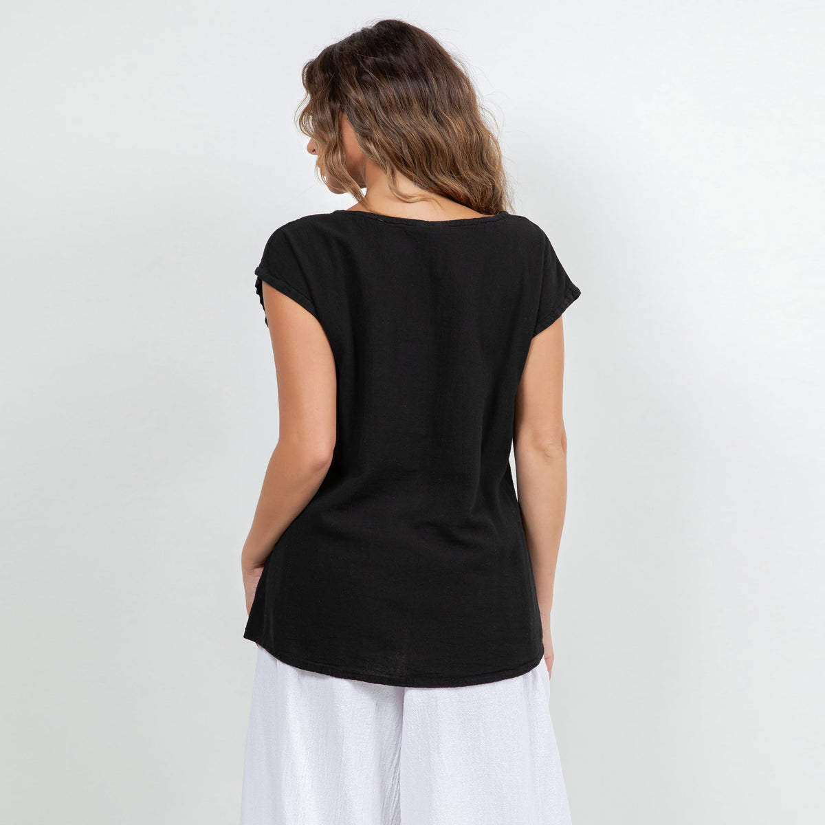 Camie Women's Cotton Gauze Relaxed Top