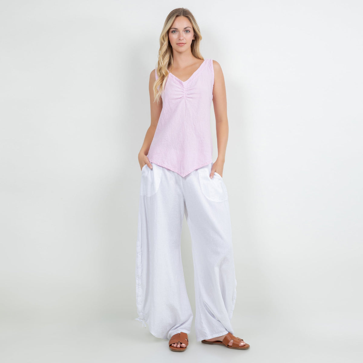 Dominica Women's Cotton Gauze Tank Top