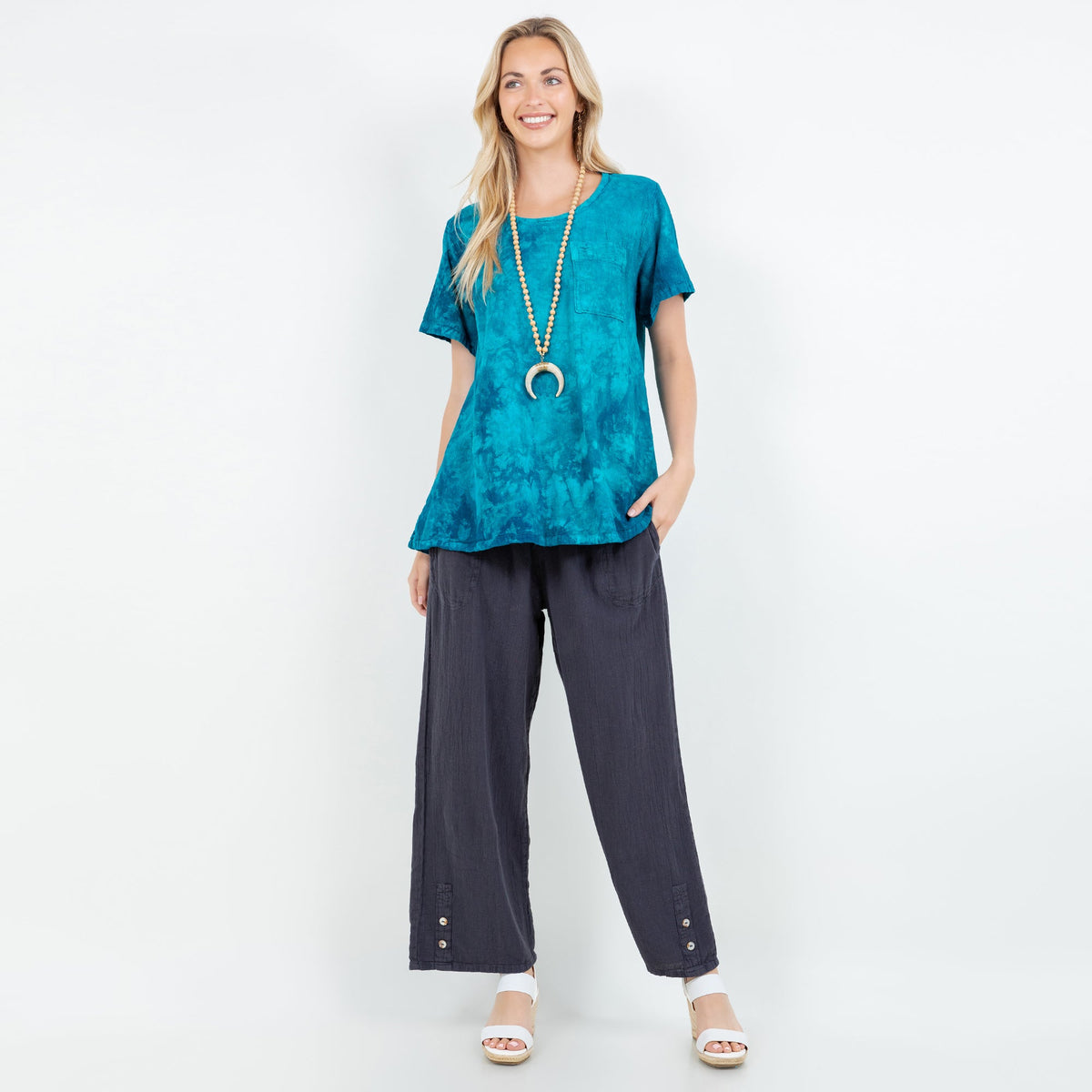 Alexis Cotton Gauze Drawstring Pants