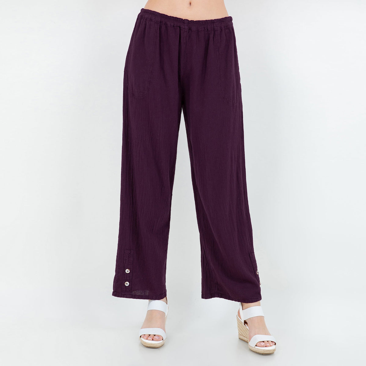 Alexis Cotton Gauze Drawstring Pants