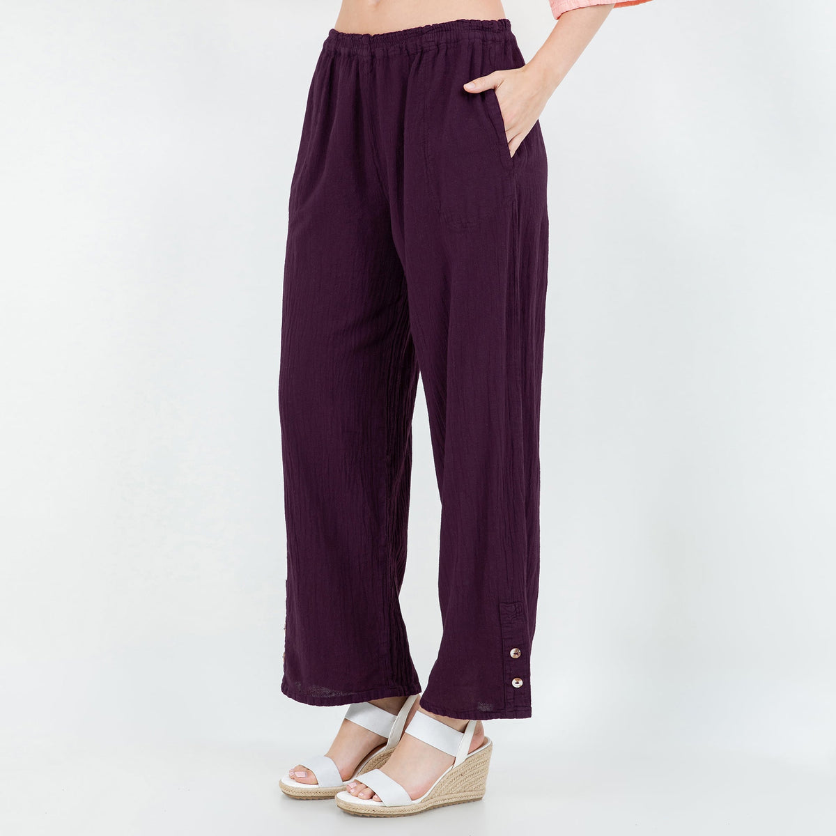 Alexis Cotton Gauze Drawstring Pants