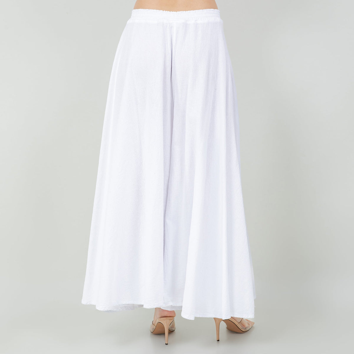 Blanche Cotton Gauze Wide-Leg Pants