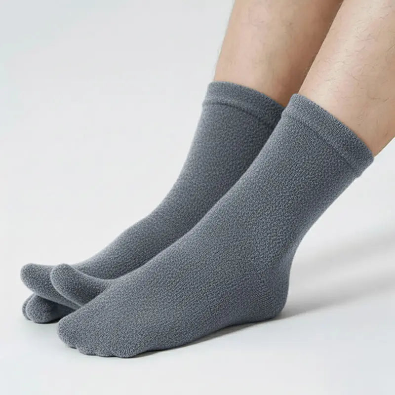 Chaussettes Tabi en polaire Polar Feet - Gris doux