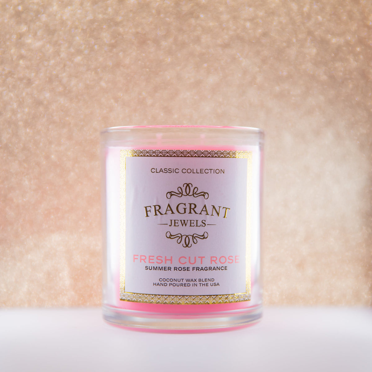 Fresh Cut Rose - Jewel Candle