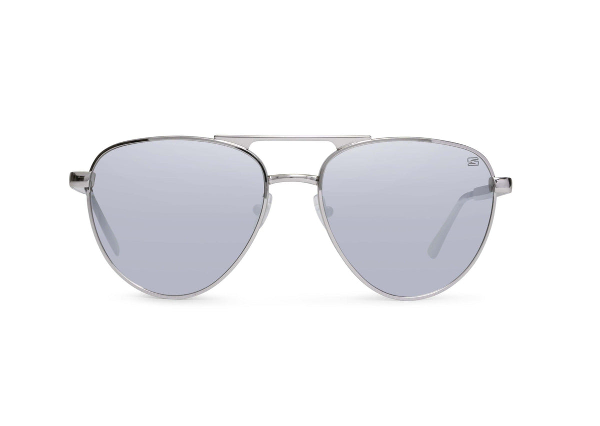 Dara Aviator Chrome Argent