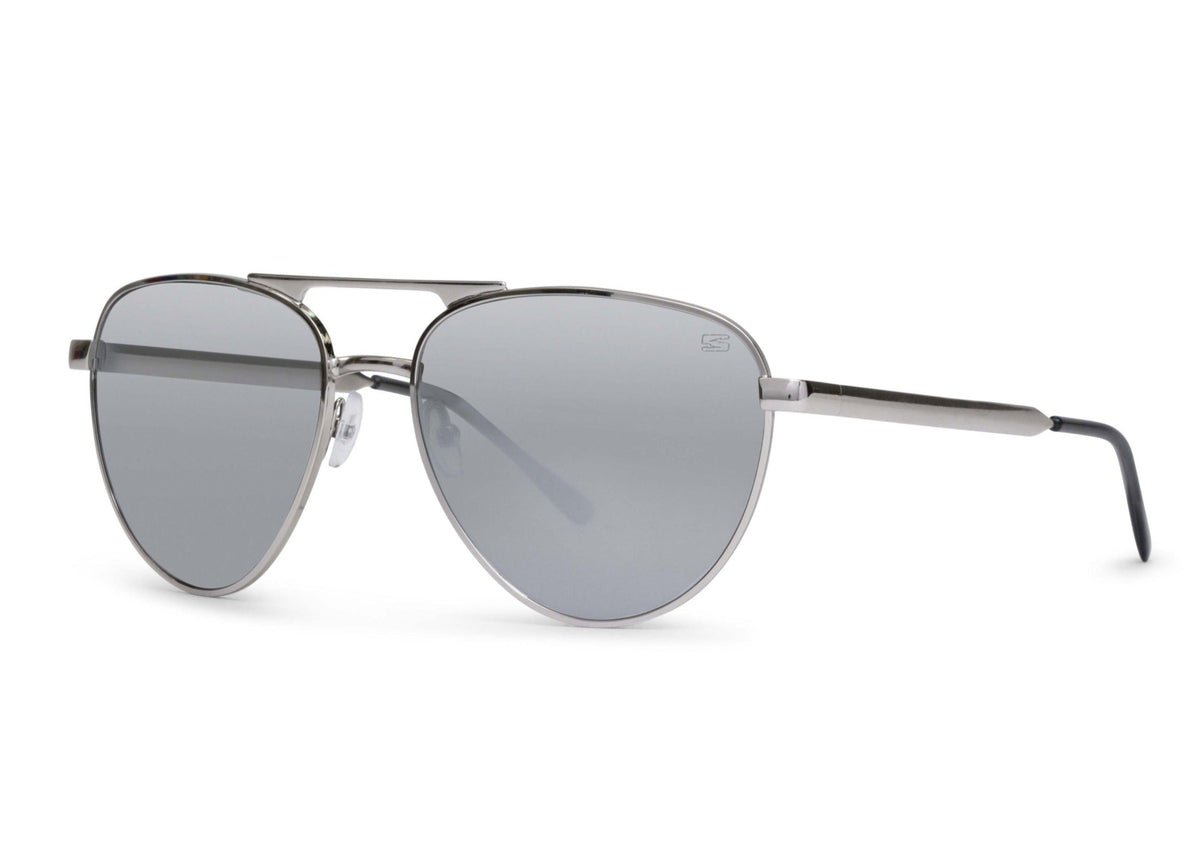Dara Aviator Chrome Argent